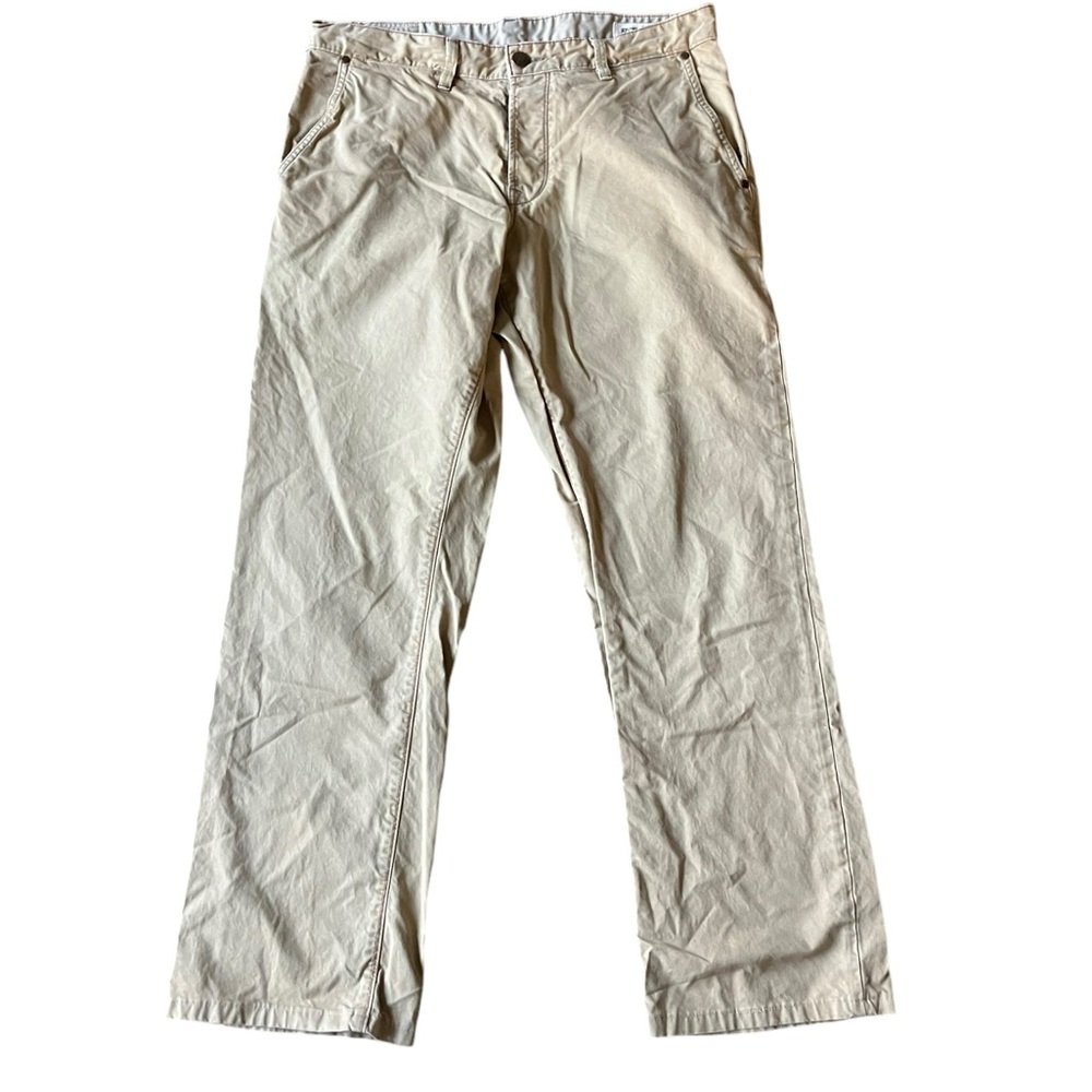 Grown & Sewn Tan Cotton Men’s Pants Size 34 X 31 Made In USA